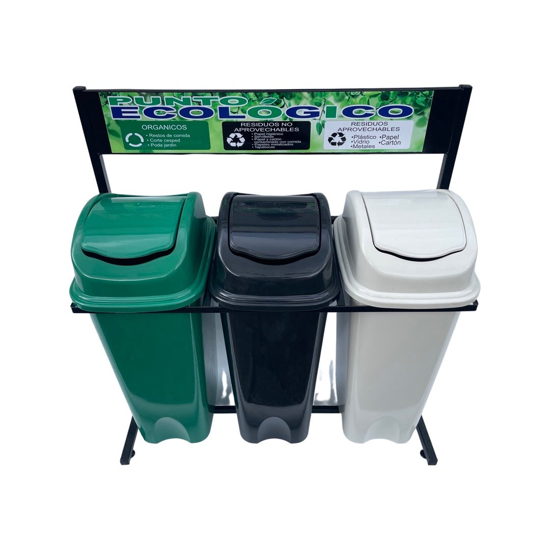 53 litros canecas de reciclaje