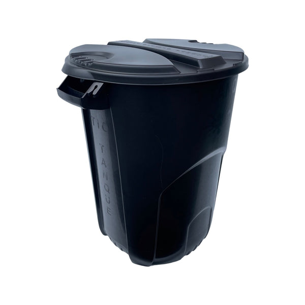 Caneca de basura negra / Tanque de agua negro de 120 litros