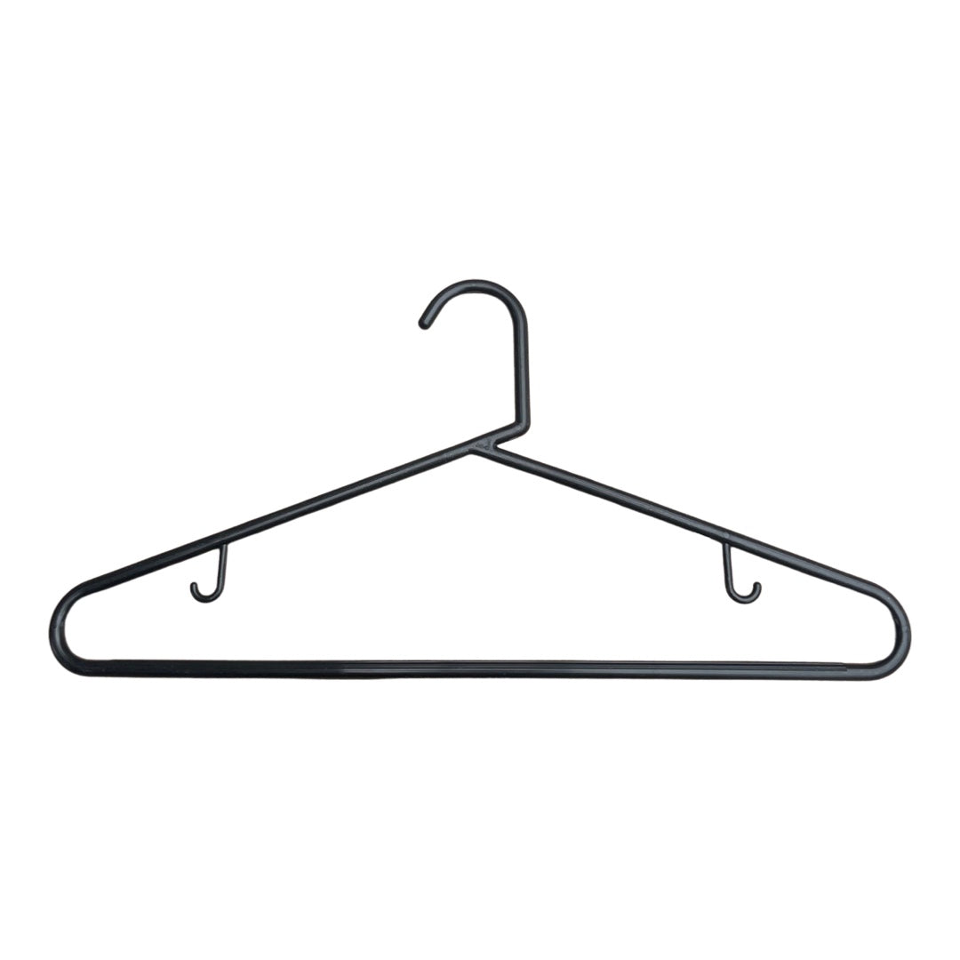 Set x 30 ganchos de ropa negros Plastihogar Plastihogar