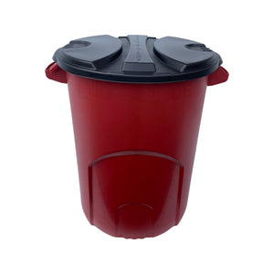 Caneca de basura roja / Tanque de agua rojo de 120 litros