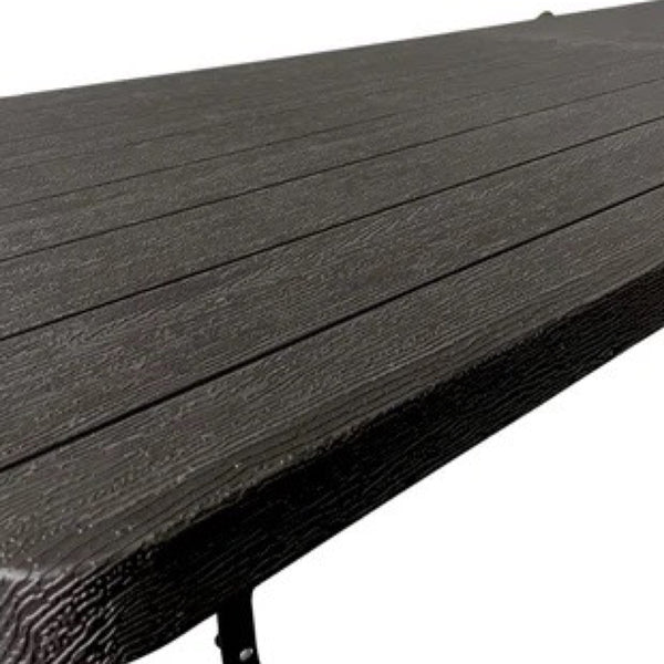 Mesa Plegable Banquetera Tipo Madera Grande Panamá Color Café Oscuro