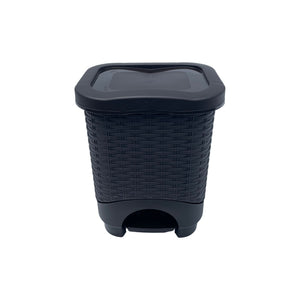 Caneca de basura / Papelera Ratan Cafe de 8 litros con pedal