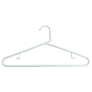 Ganchos de Ropa Blancos hueso para Adultos Set por 50 Unidades