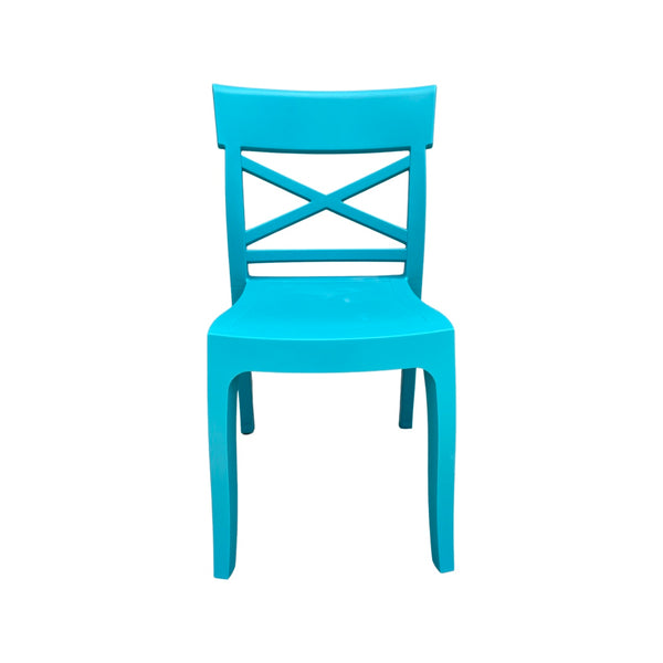 Silla Florencia Turquesa sin Brazos