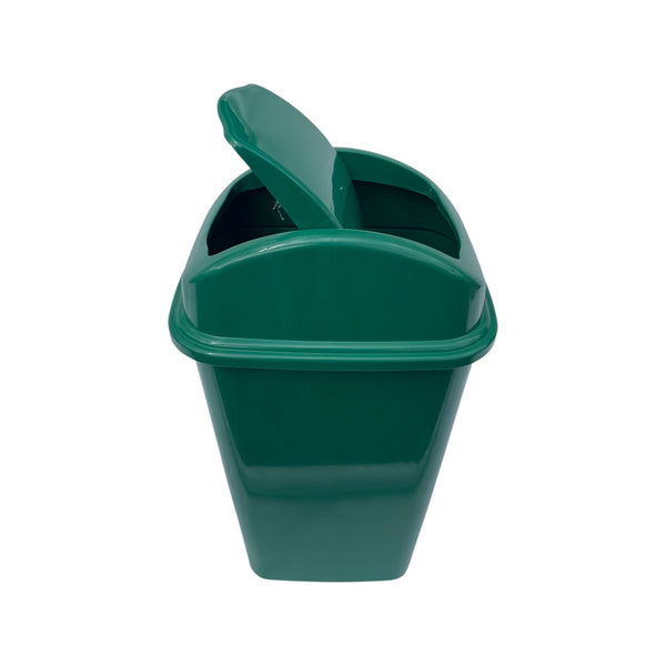 Caneca de basura / Papelera Vaivén Verde de 53 Litros