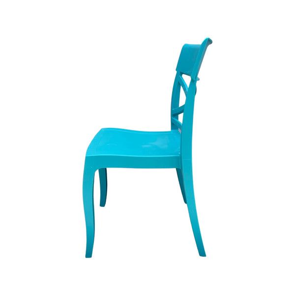 Silla Florencia Turquesa sin Brazos