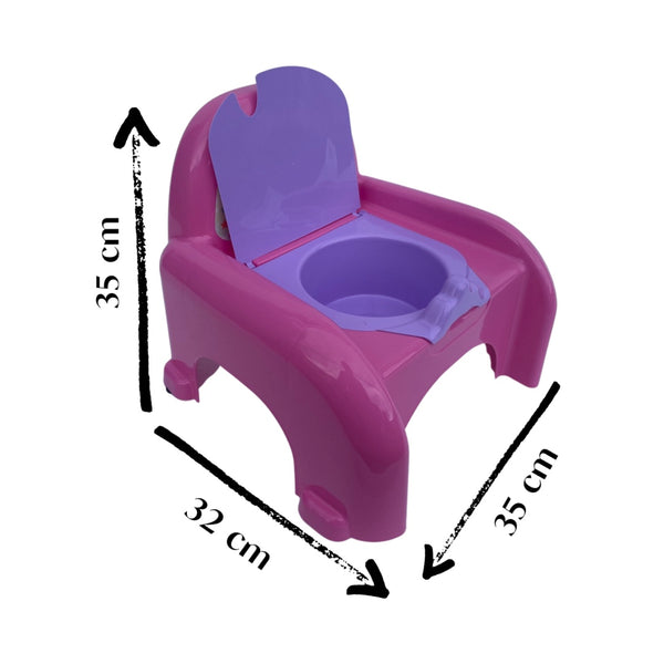 Bacinilla Para Bebes y Niños Confy Rosada