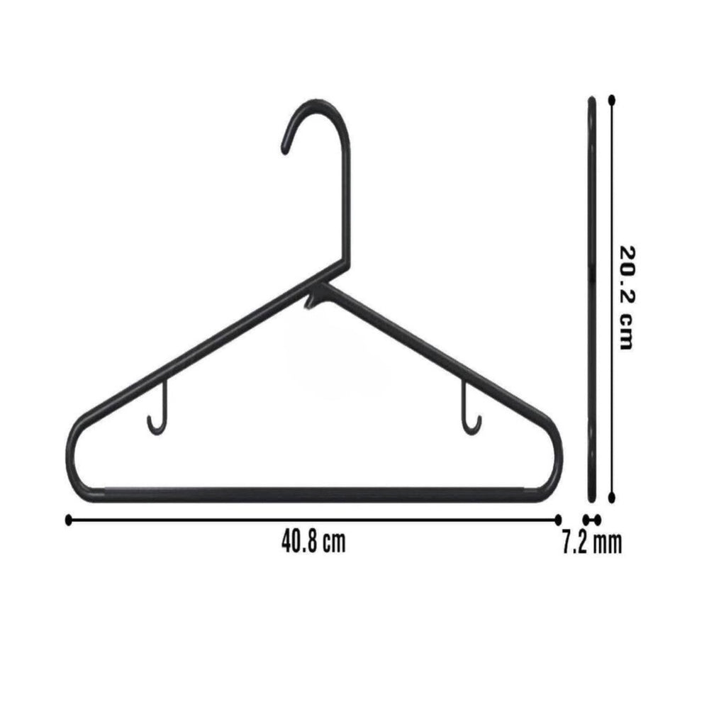 Set x 30 ganchos de ropa negros Plastihogar Plastihogar Set x 30 ganchos de ropa negros Plastihogar Plastihogar