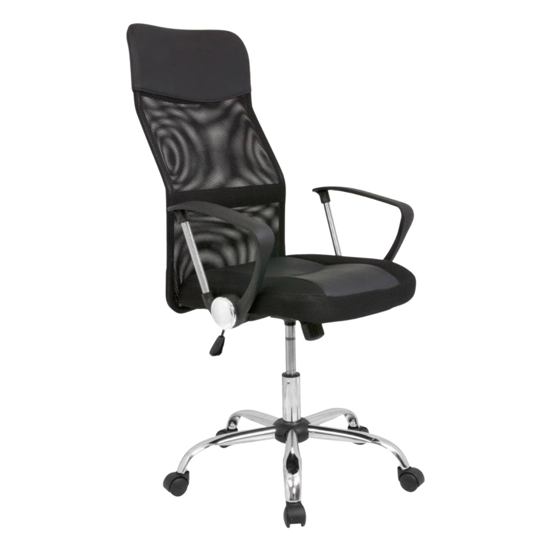 Silla de Escritorio Monaco Negra Premium