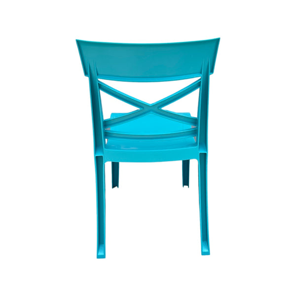 Silla Florencia Turquesa sin Brazos