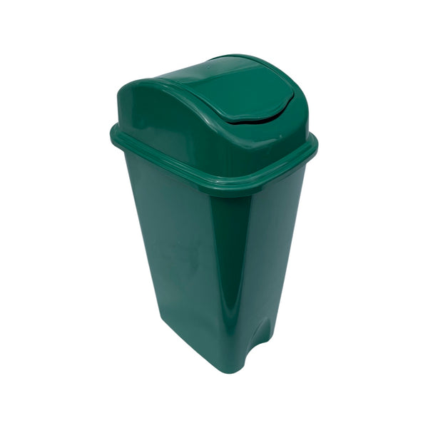 Caneca de basura / Papelera Vaivén Verde de 53 Litros