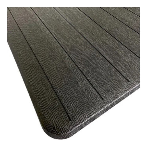 Mesa Plegable Banquetera Tipo Madera Grande Panamá Color Café Oscuro