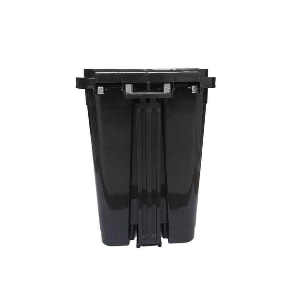 Caneca de basura / Papelera negra de 35 litros con pedal - [Plastihogar]