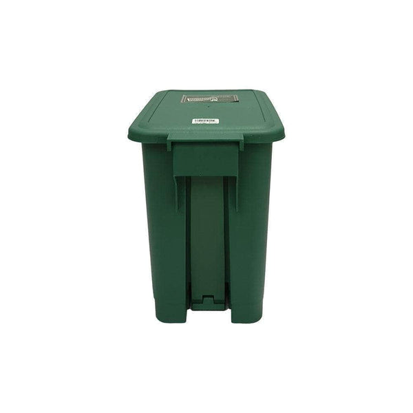 Caneca de basura / Papelera verde de 8 litros con pedal - [Plastihogar]