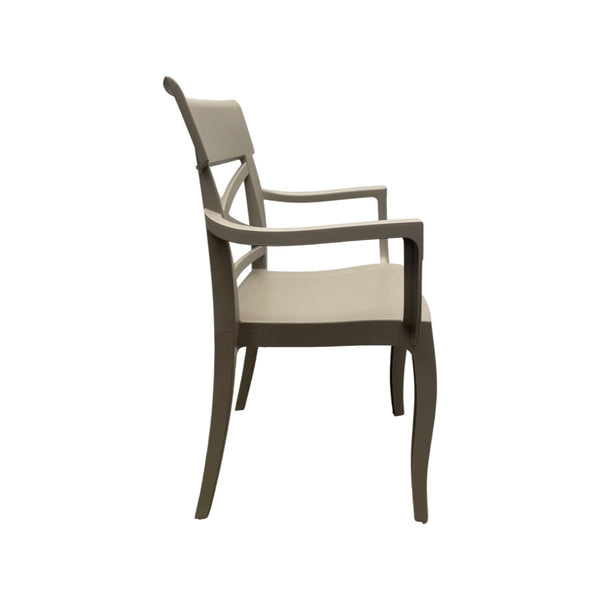 Silla Florencia Taupe con Brazos