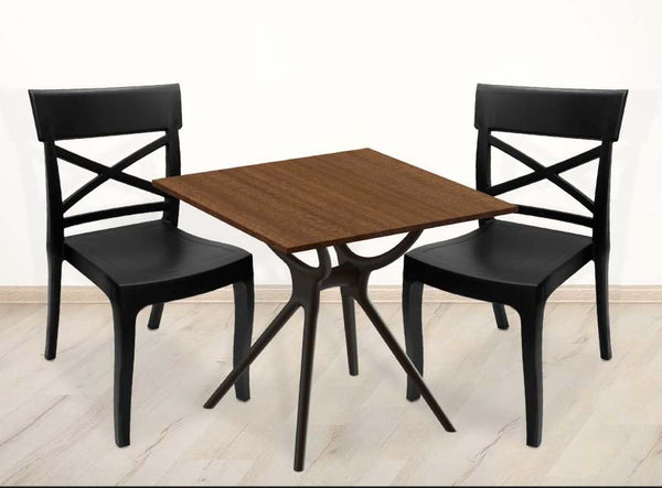 Silla Florencia Negra sin Brazos