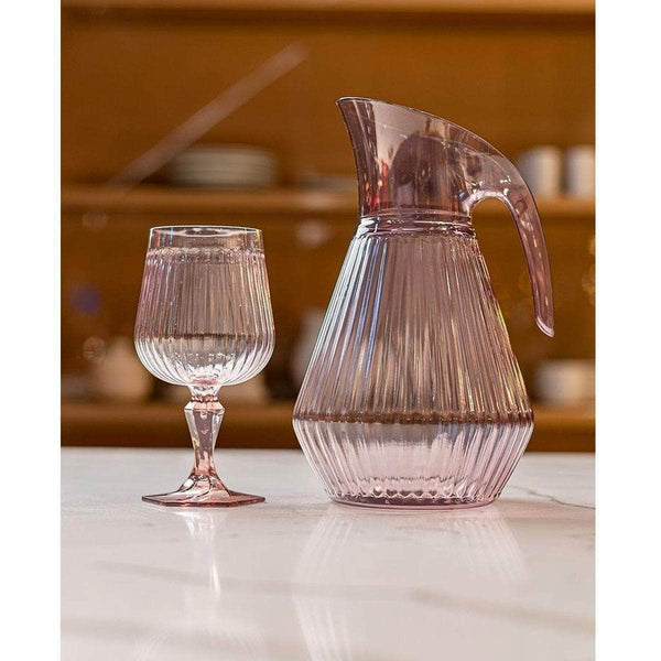 Set de 8 copas  663-ROS de 350 ml - [Plastihogar]
