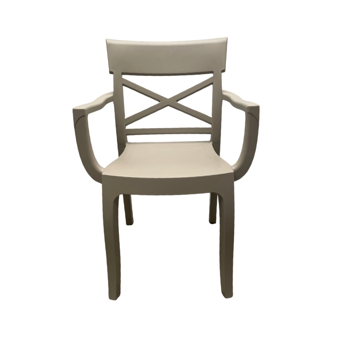 Silla Florencia Taupe con Brazos