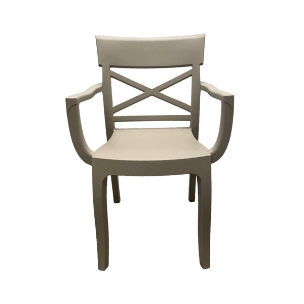 Silla Florencia Taupe con Brazos